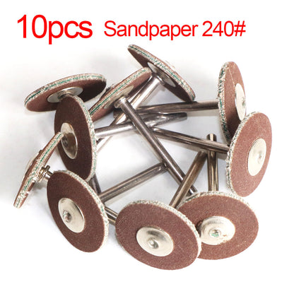 Wool Felt Sanding Grinding Buffing Wheel with Shank, Cotton Polishing Head Brush for Dremel Rotary Drill Tools