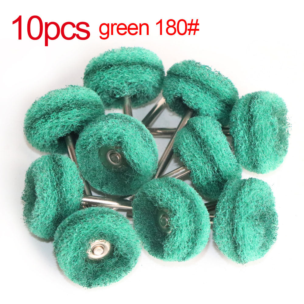 Wool Felt Sanding Grinding Buffing Wheel with Shank, Cotton Polishing Head Brush for Dremel Rotary Drill Tools