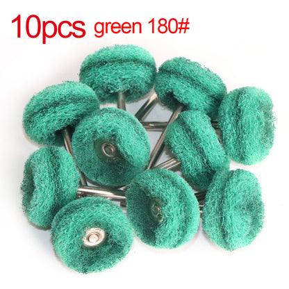Wool Felt Sanding Grinding Buffing Wheel with Shank, Cotton Polishing Head Brush for Dremel Rotary Drill Tools