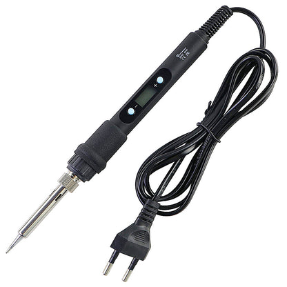 Adjustable Soldering Iron with LCD Display, Electric Welding Repair Tool Set with Solder Wire Tips, Precision Kit