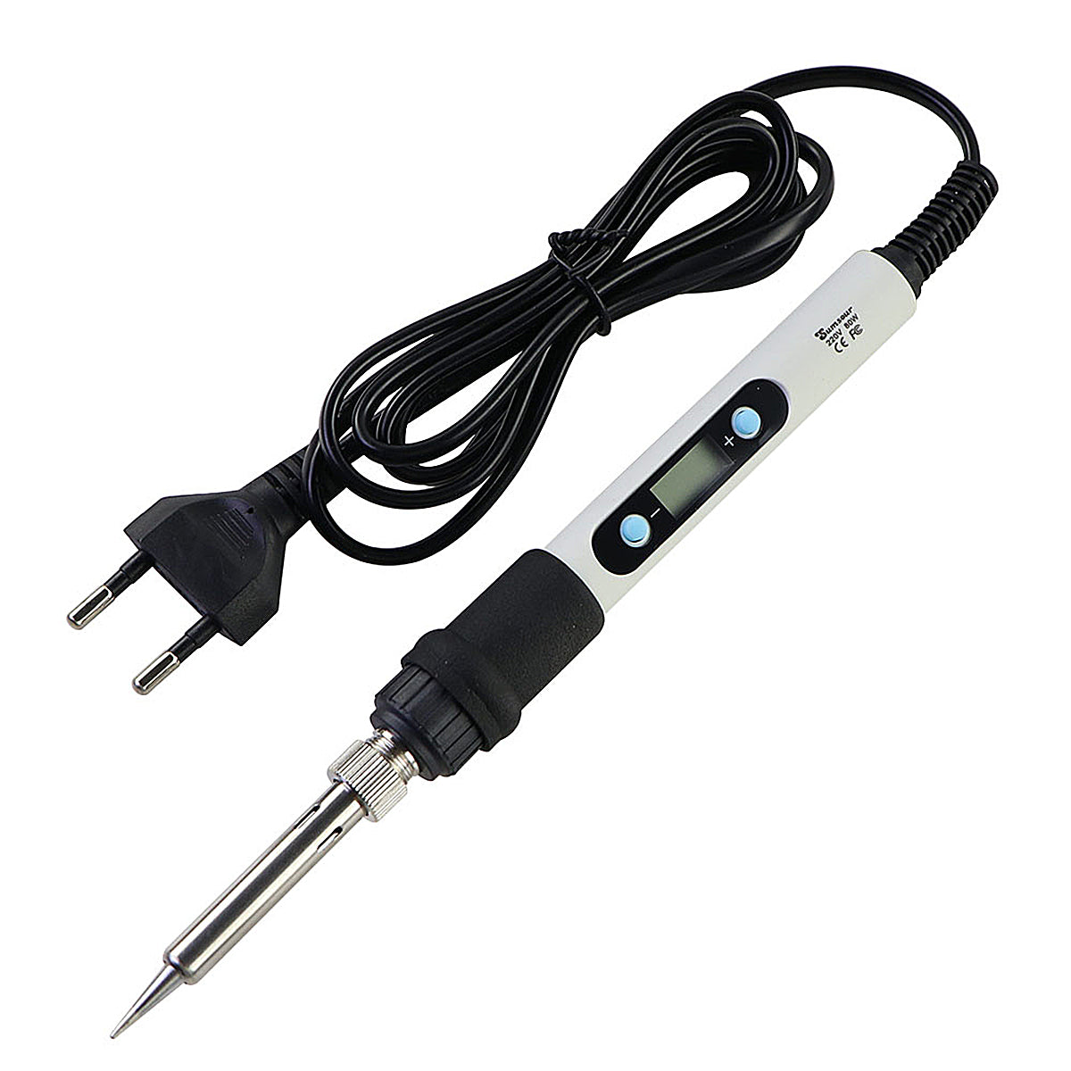 Adjustable Soldering Iron with LCD Display, Electric Welding Repair Tool Set with Solder Wire Tips, Precision Kit