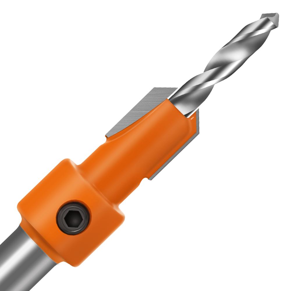 Shank HSS Woodworking Milling Cutter Ceramic Finish CNC Carbide Tip Teflon Coated Anti Kickback Dri 1
