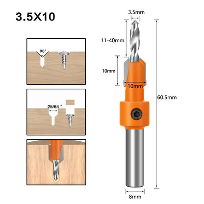 Shank HSS Woodworking Milling Cutter Ceramic Finish CNC Carbide Tip Teflon Coated Anti Kickback Dri 7