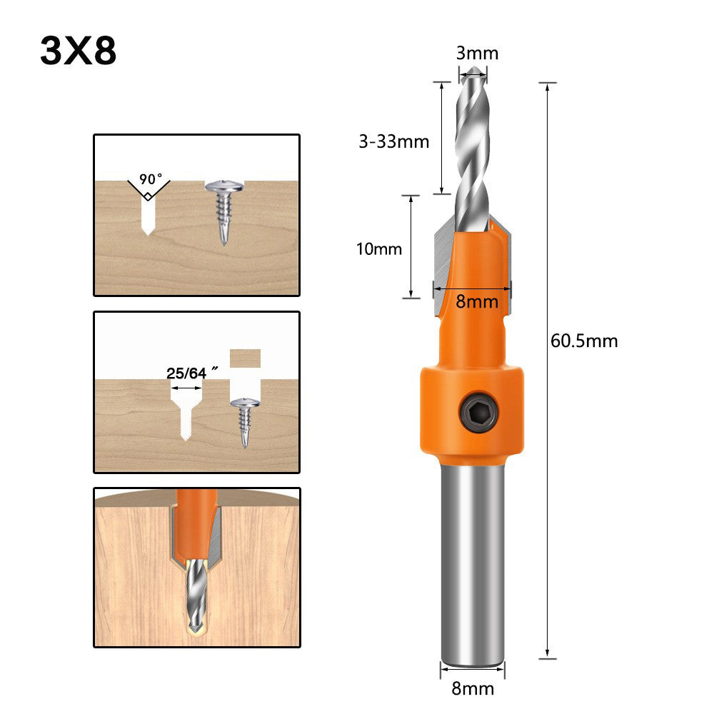 Shank HSS Woodworking Milling Cutter Ceramic Finish CNC Carbide Tip Teflon Coated Anti Kickback Dri 13