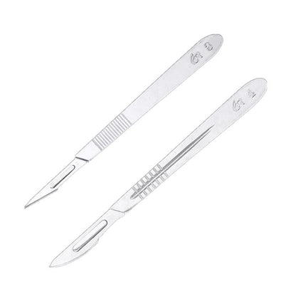 Carbon Steel Surgical Blades for Phone Repair, Carving, Eyebrow Grooming, Animal Care & Scalpel Knife Precision Cutter