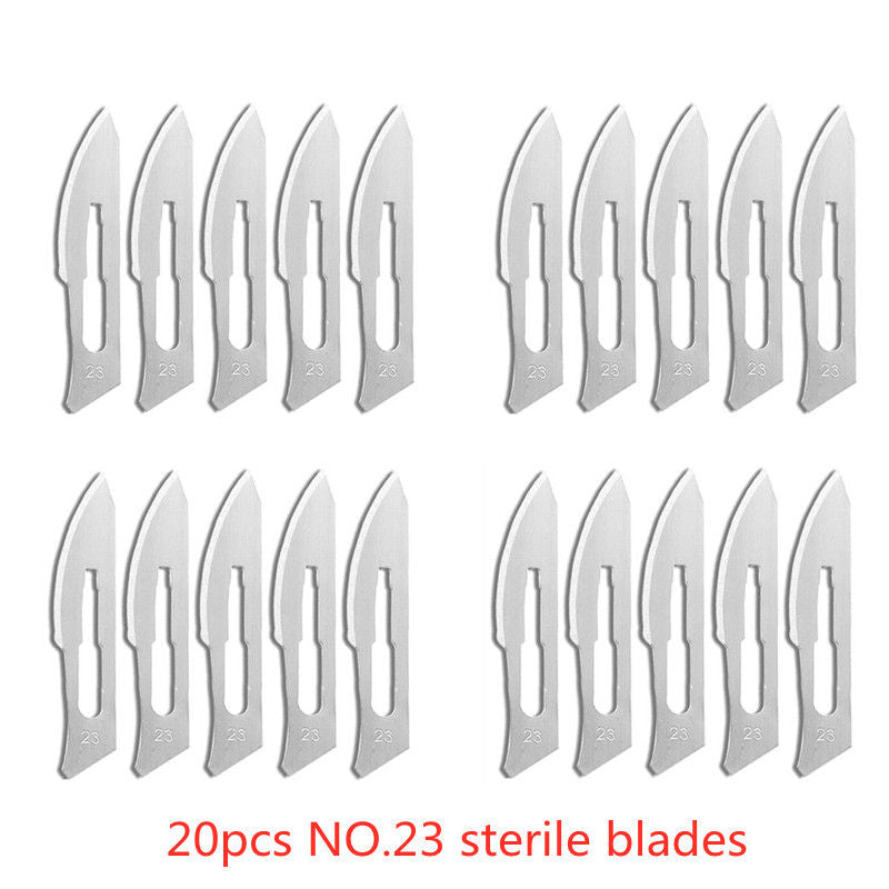 Carbon Steel Surgical Blades for Phone Repair, Carving, Eyebrow Grooming, Animal Care & Scalpel Knife Precision Cutter