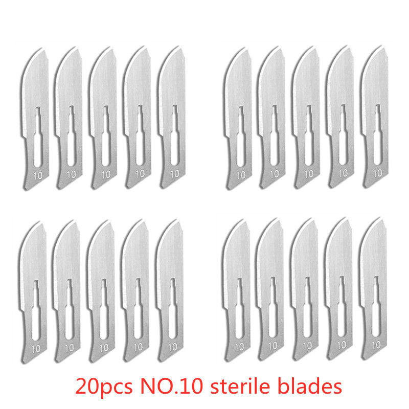 Carbon Steel Surgical Blades for Phone Repair, Carving, Eyebrow Grooming, Animal Care & Scalpel Knife Precision Cutter