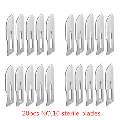 Carbon Steel Surgical Blades for Phone Repair, Carving, Eyebrow Grooming, Animal Care & Scalpel Knife Precision Cutter