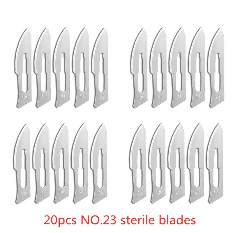 Carbon Steel Surgical Blades for Phone Repair, Carving, Eyebrow Grooming, Animal Care & Scalpel Knife Precision Cutter
