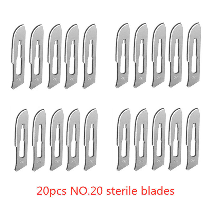 Carbon Steel Surgical Blades for Phone Repair, Carving, Eyebrow Grooming, Animal Care & Scalpel Knife Precision Cutter