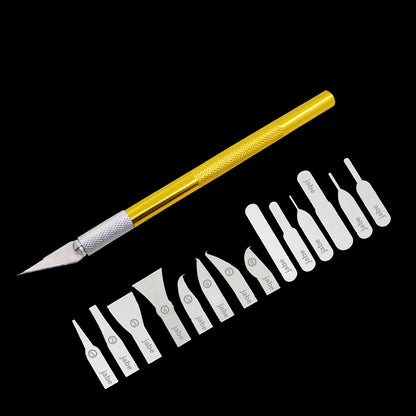 Thin Blade IC Chip Repair Tools Set, CPU & Motherboard Edge Removal Tool for Mobile Phone & Computer Chip Repair