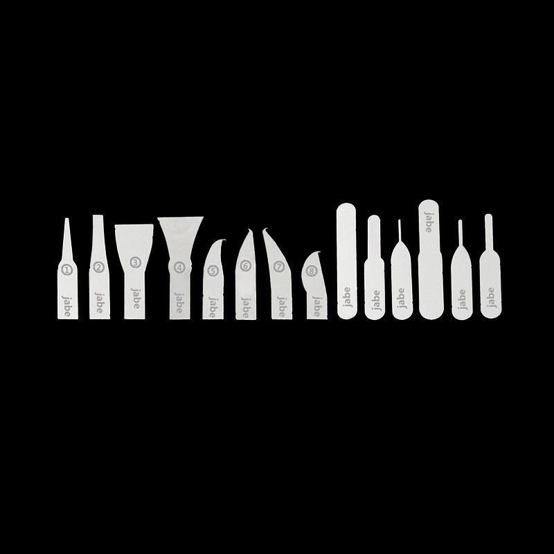 Thin Blade IC Chip Repair Tools Set, CPU & Motherboard Edge Removal Tool for Mobile Phone & Computer Chip Repair