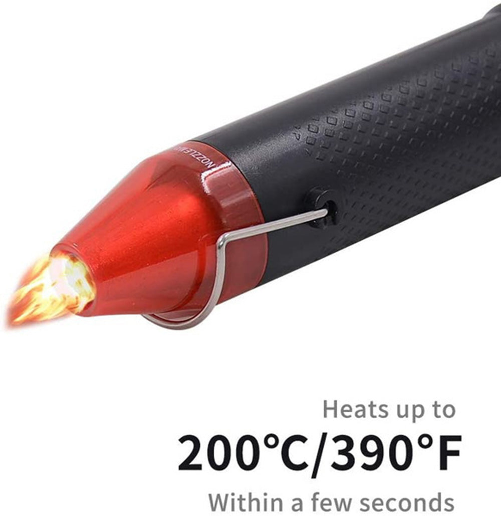 Handheld Mini Heat Gun Hot Air Tool with Heat Shrink Butt, Electrical Embossing Gun for Crafts, PVC Tubing, DIY Shrink