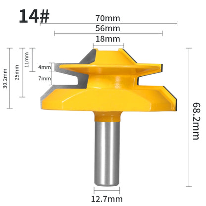 Lock Miter Router Bit – Woodworking Milling Cutter Tool for Creating Tight Corner Joints in Cabinets, Furniture