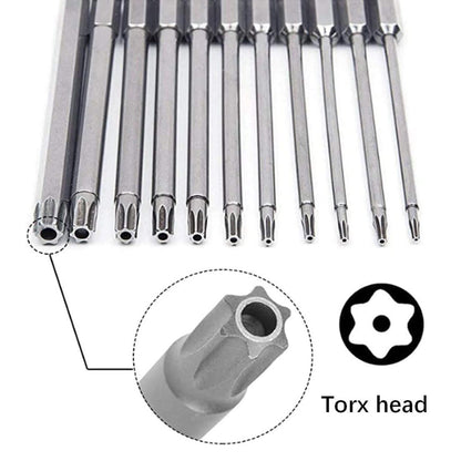 Magnetic Torx Bit Set S2 Steel Star Security Screwdriver Set for Shark Vacuum, Laptop, Phone & Electronics Repair