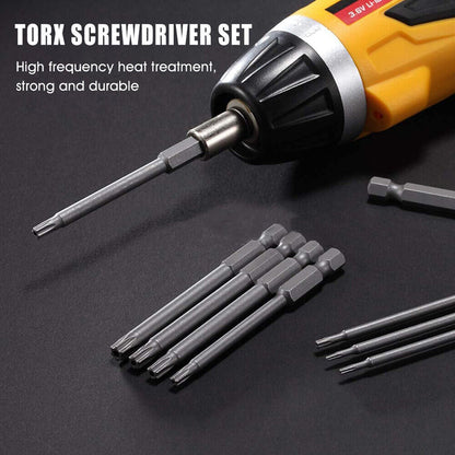 Magnetic Torx Bit Set S2 Steel Star Security Screwdriver Set for Shark Vacuum, Laptop, Phone & Electronics Repair