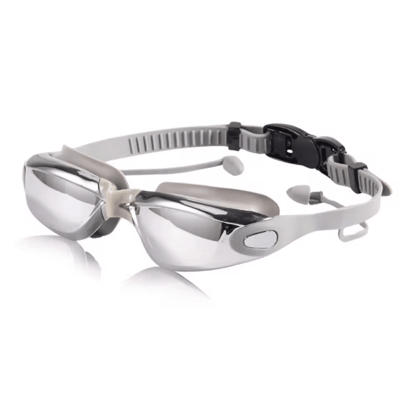 Premium Anti Fog Swimming Goggles For Adults With Earplugs And Nose Clip 3