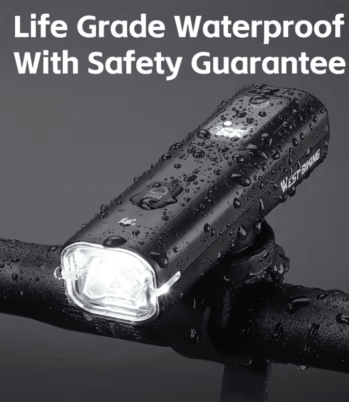 SmartSense 400Lumen Rechargeable Bike Front Light 1