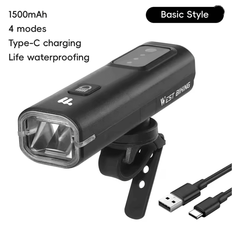 SmartSense 400Lumen Rechargeable Bike Front Light 2