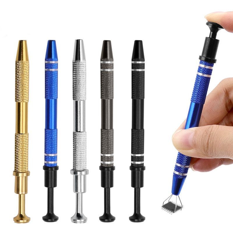 Electronic Component Grabber Tool 4 Claw IC BGA Chip Gripper Extractor Screw Picker Pick Up Pen For 4