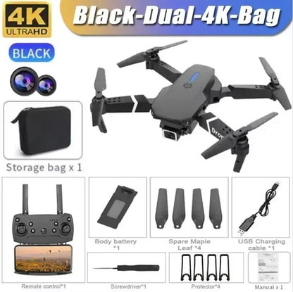 E88 Folding Drone With 4K Dual Camera And Obstacle Avoidance 14