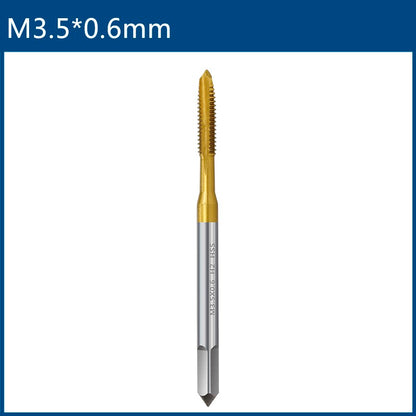HSS Titanium Coated Metric Thread Tap Drill Bit Set Straight Flute Hand Tapping Tools For Metalwork 9