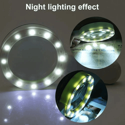 30X Illuminated Magnifying Glass With 12 LED Lights And Optional Gift Box 4
