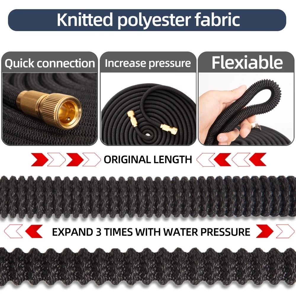Expandable Flexible Garden Hose For Car Wash And Outdoor Use 5