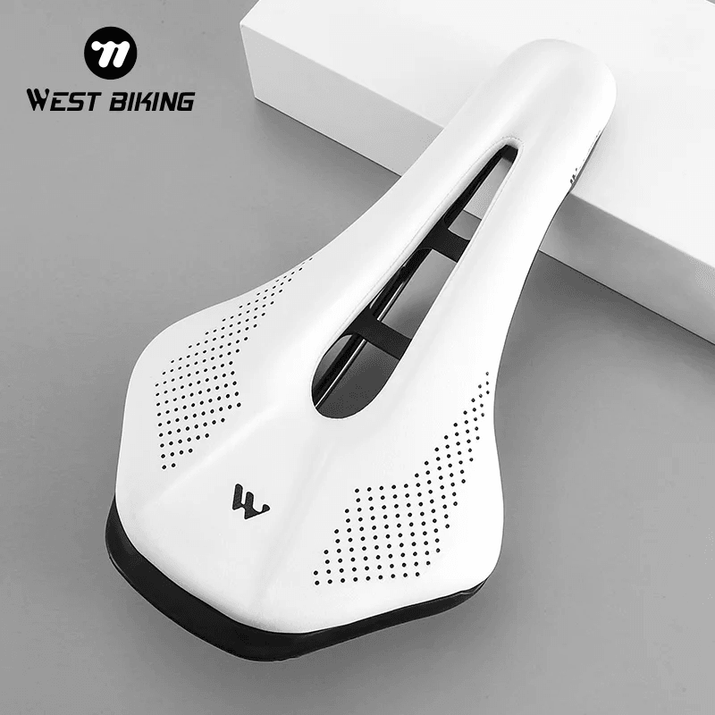 Comfortable Hollow Bike Saddle PU Leather Road Cycling Seat Cushion