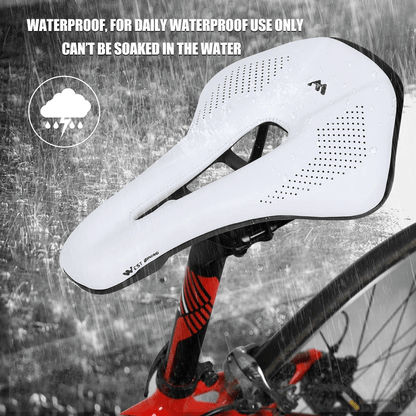 Comfortable Hollow Bike Saddle PU Leather Road Cycling Seat Cushion 4