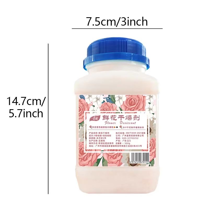 Premium Silica Gel Flower Drying Beads Color Changing Reusable Desiccant Beads For Perfect DIY Flow 4