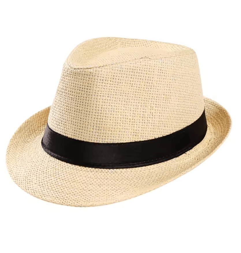BreezeFold Wide Brim Foldable Straw Visor With UV Protection 12