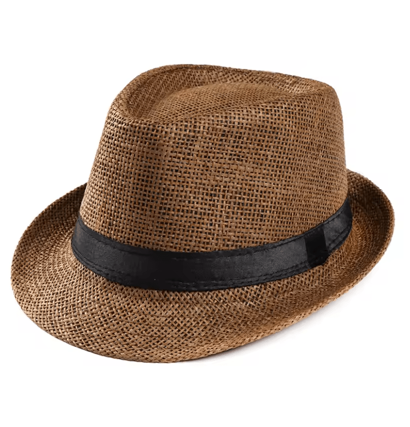 BreezeFold Wide Brim Foldable Straw Visor With UV Protection 13