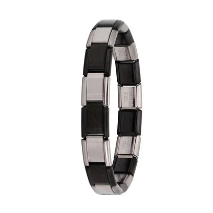 Fashion Hapiship Women Wide Italian Elastic Charm Bracelet, Stainless Steel Bangle Jewelry for Stylish Everyday Wear