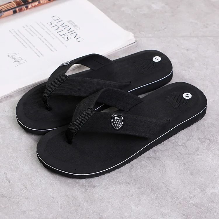 Casual Summer Flip Flops For Men With Non Slip Sole Flat Slides Comfortable Indoor Outdoor Beach Ho 7