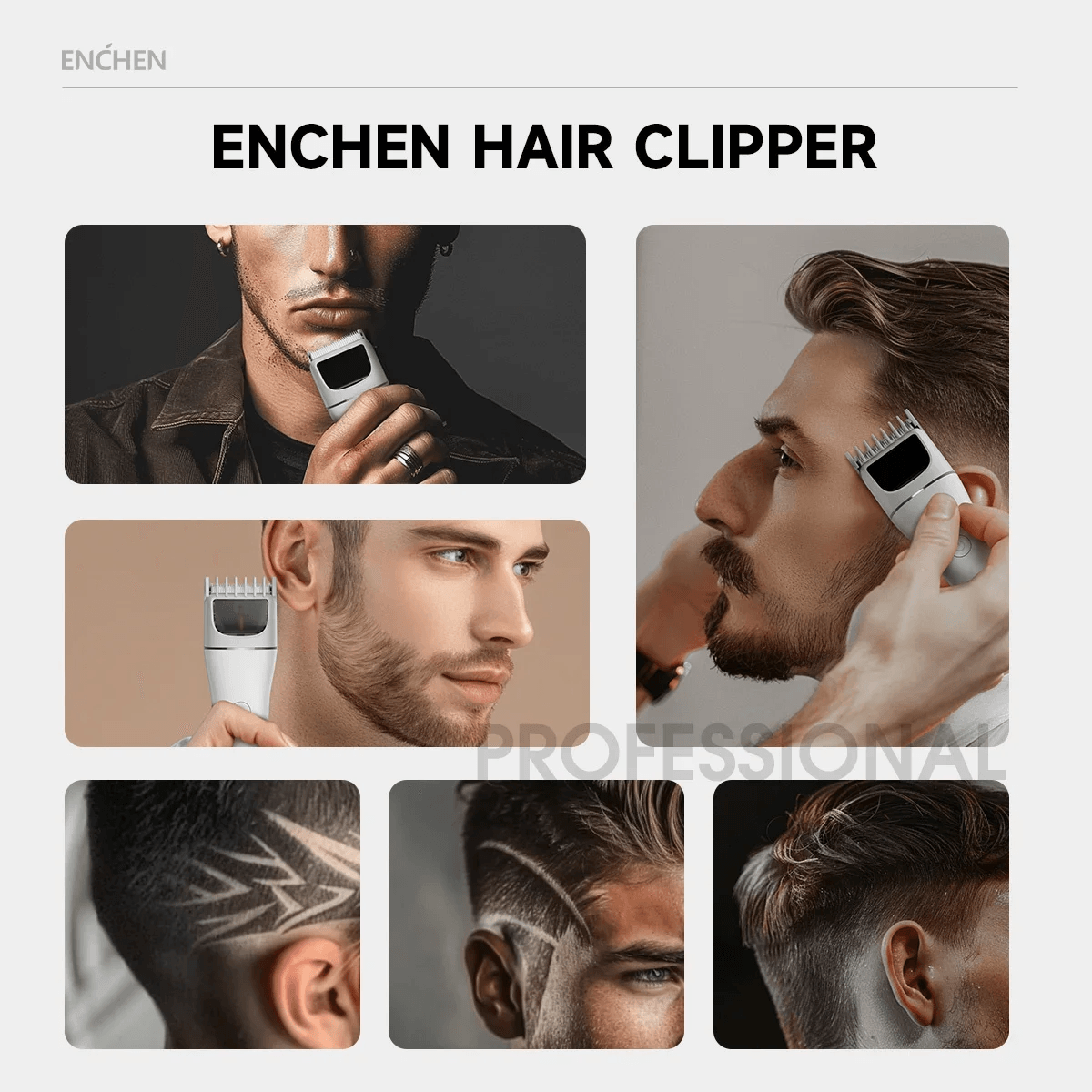 Cordless Hair Clipper And Beard Trimmer For Men 5