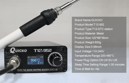 Quick Heating T12 Digital Soldering Station With OLED Display 2
