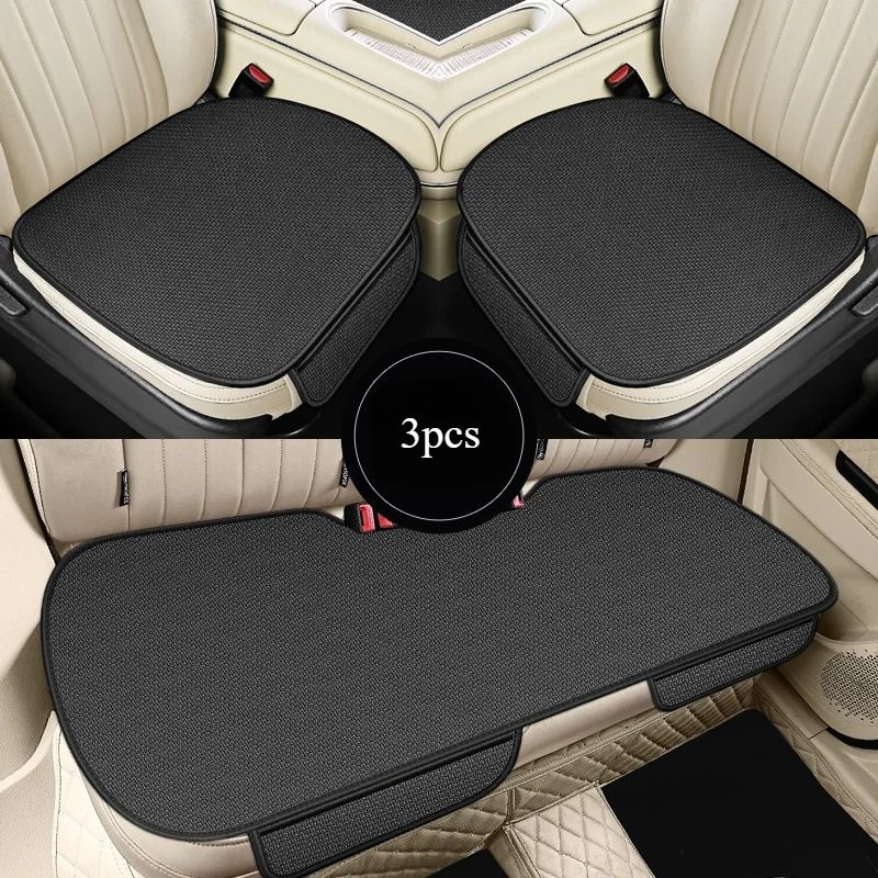 Breathable Ice Silk Car Seat Cushion with Non Slip Cooling Cover for Universal Summer Comfort in Most Cars
