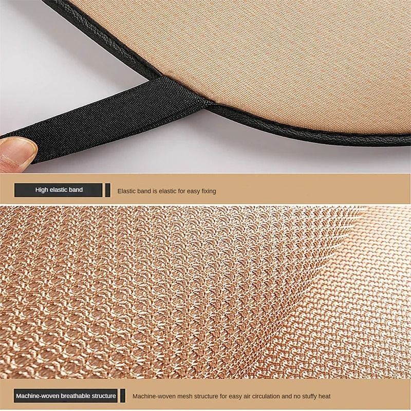 Breathable Ice Silk Car Seat Cushion With Non Slip Cooling Cover For Universal Summer Comfort In Mo 3
