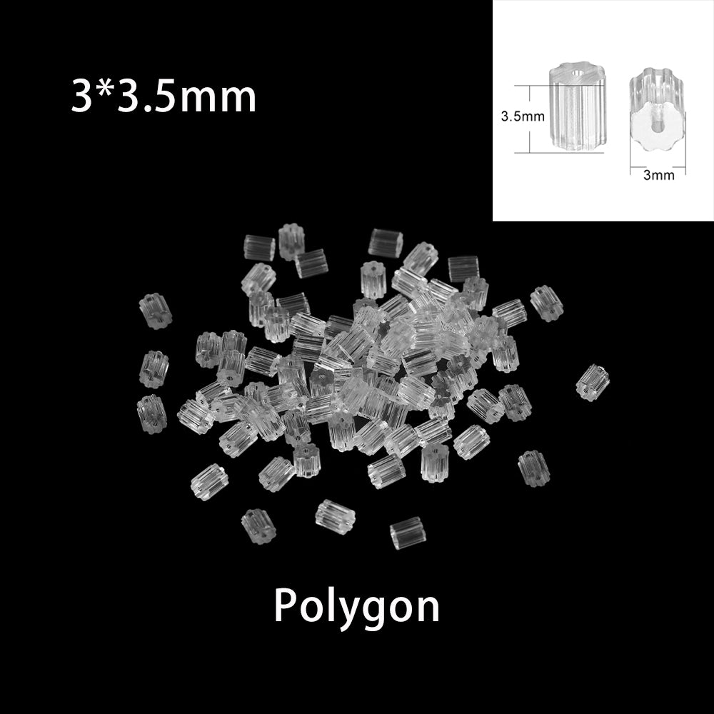 Soft Silicone Rubber Earring Back Stoppers For Stud Earrings DIY Earring Findings  Bullet Tube Ear  11