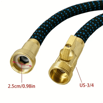 Expandable Garden Hose With Sprayer And 34 Connector  No Kinks Lightweight Flexible 3