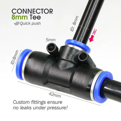 Flexible Garden Misting Cooling Kit With 8mm Hose For DIY Patio Watering And Fogging Irrigation 1