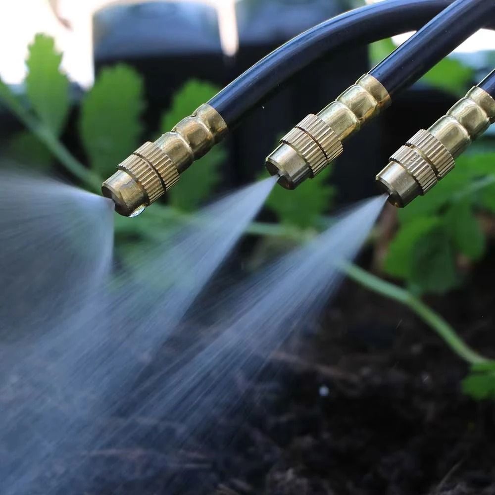 Flexible Garden Misting Cooling Kit With 8mm Hose For DIY Patio Watering And Fogging Irrigation 5