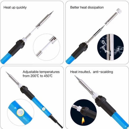 Adjustable Temperature Electric Soldering Iron For Precision Welding And Electronics Repair 2