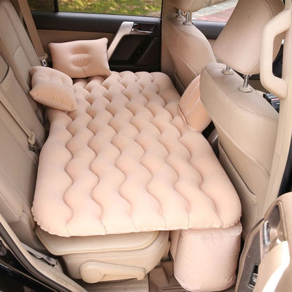 Car Air Inflatable Travel Mattress for Back Seat with Pillow and Pump for Camping and Road Trips