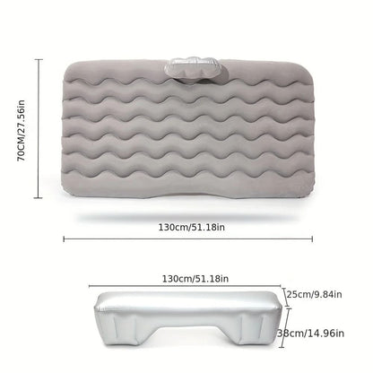 Car Air Inflatable Travel Mattress For Back Seat With Pillow And Pump For Camping And Road Trips 4