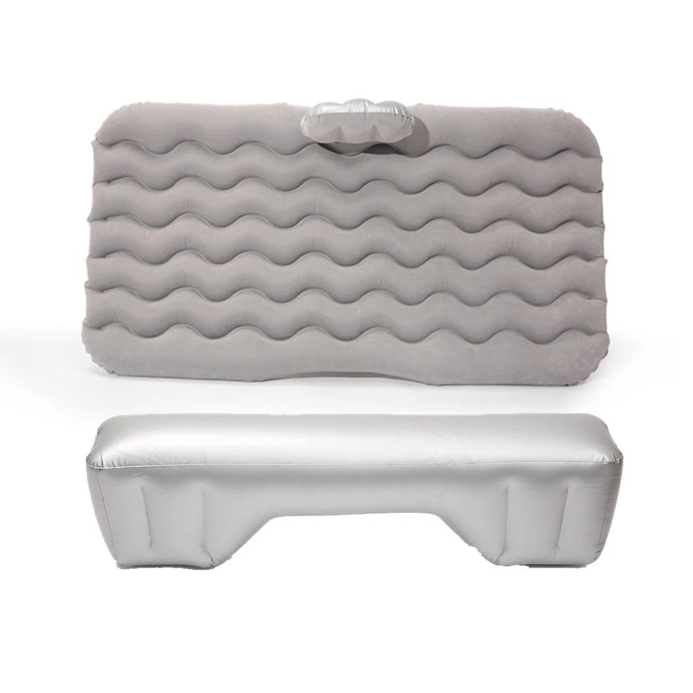 Car Air Inflatable Travel Mattress For Back Seat With Pillow And Pump For Camping And Road Trips 7