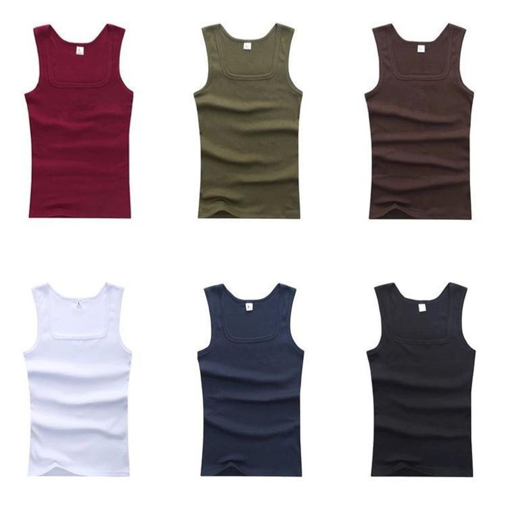 Summer Bodybuilding Sleeveless T-Shirt Elastic Cotton Top for Men & Women, Basic Muscle Shirt for Fitness & Gym Wear