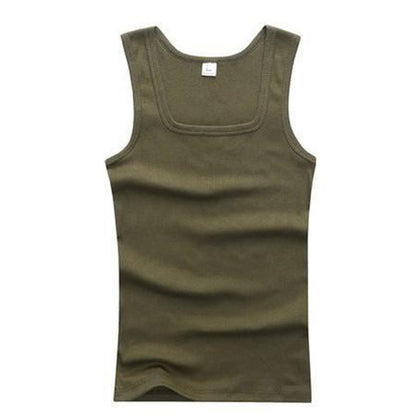 Summer Bodybuilding Sleeveless T-Shirt Elastic Cotton Top for Men & Women, Basic Muscle Shirt for Fitness & Gym Wear