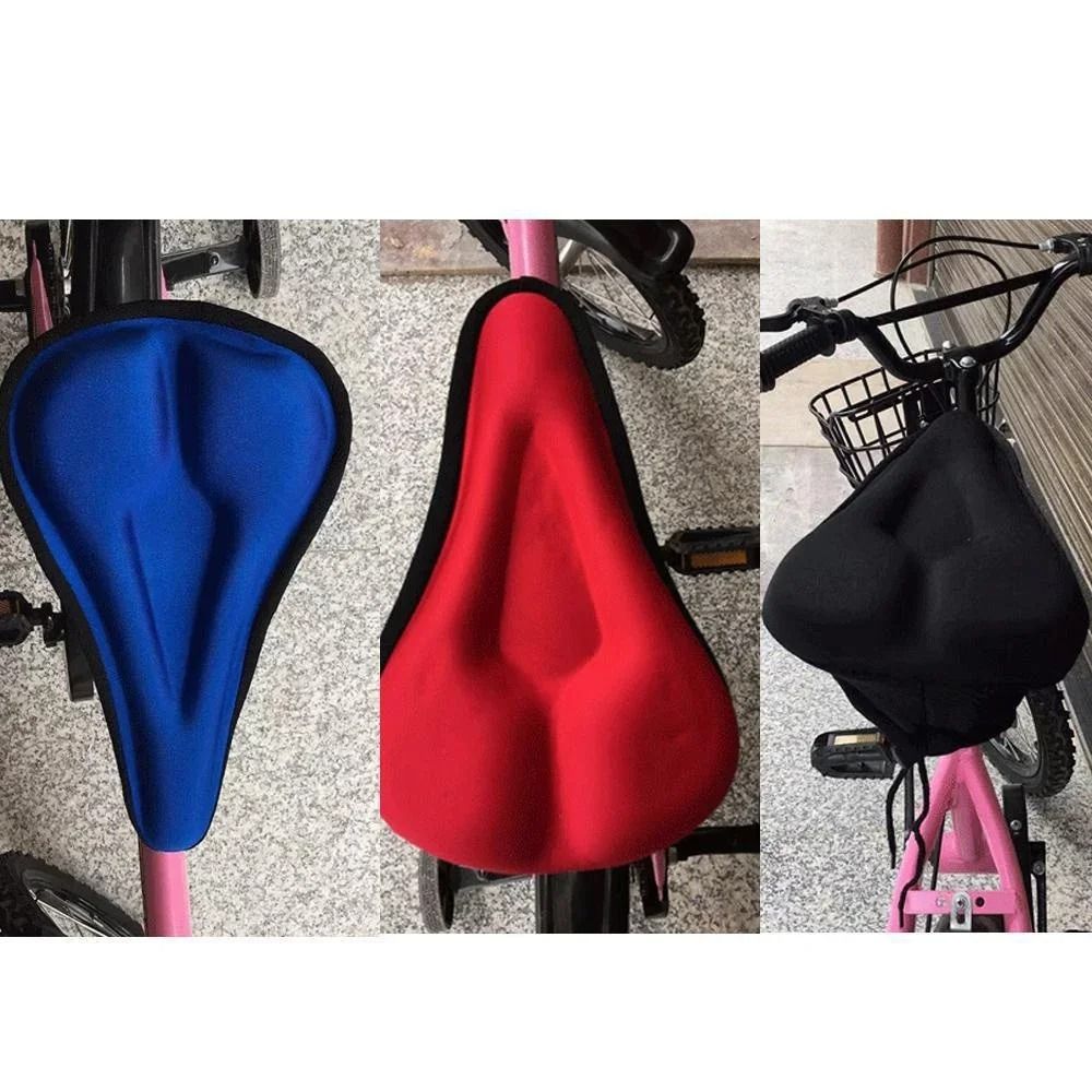 Padded Gel Bike Seat Cushion With 3D Foam Support For Mountain And Exercise Bikes 1